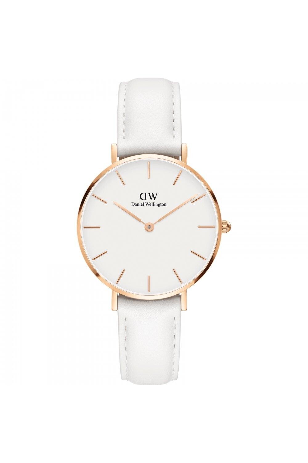 

Классические аналоговые часы Petite 32 Bondi из нержавеющей стали — Dw00100189 Daniel Wellington, белый