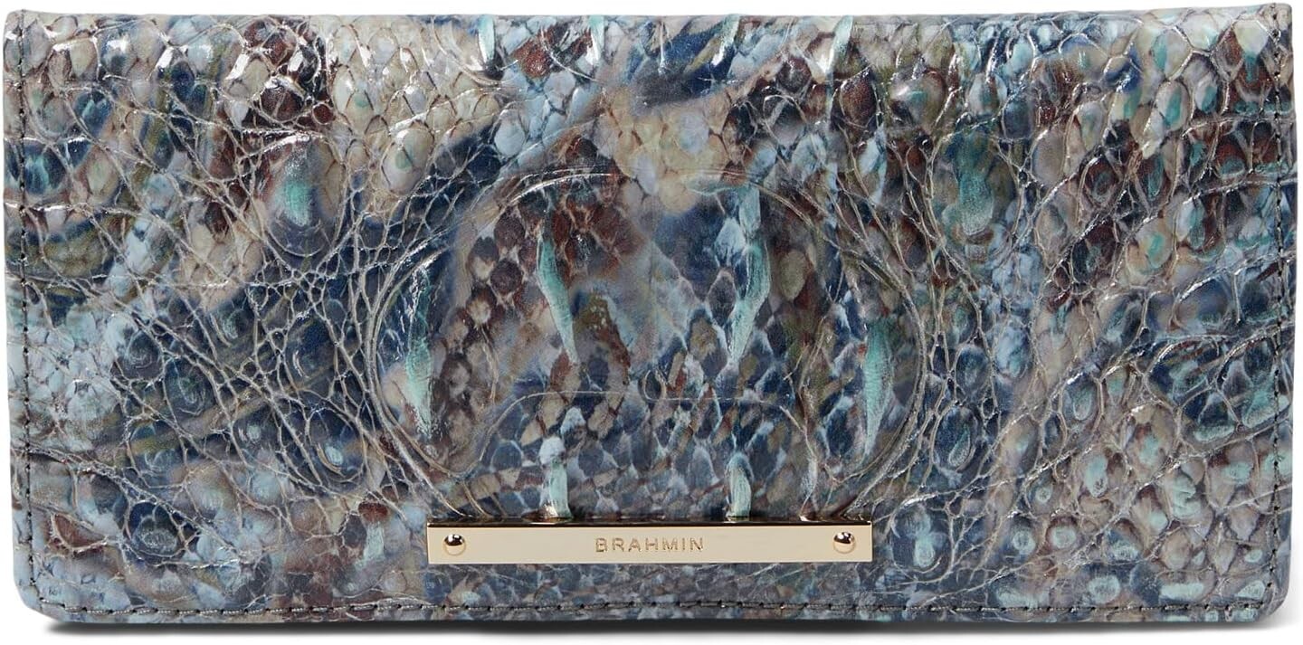 

Мельбурн Ади Кошелек Brahmin, цвет Icy Python