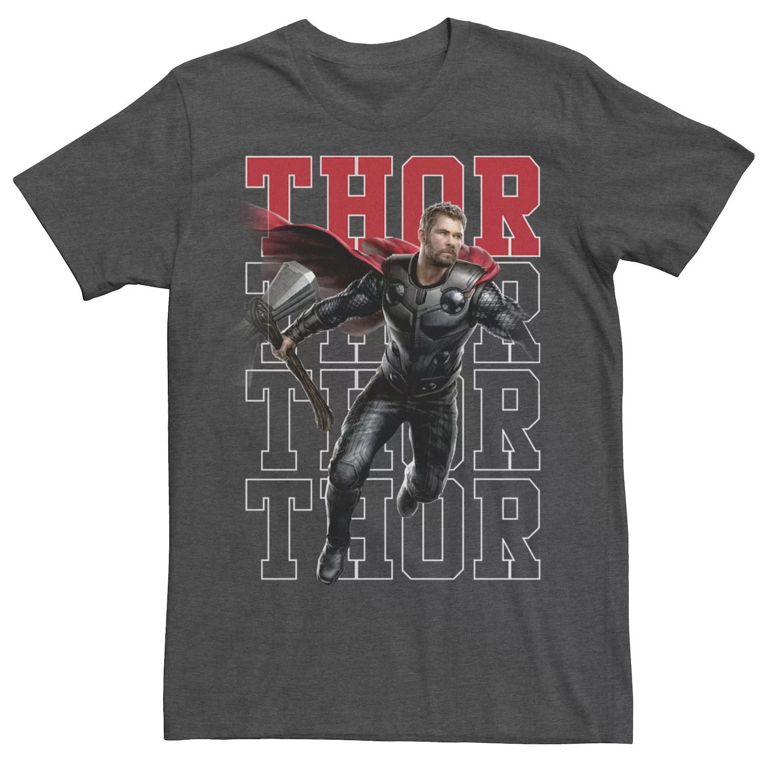 Мужская футболка Avengers: Endgame Thor Pose Marvel