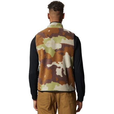 

Флисовый жилет HiCamp мужской Mountain Hardwear, цвет Corozo Nut Pines Camo