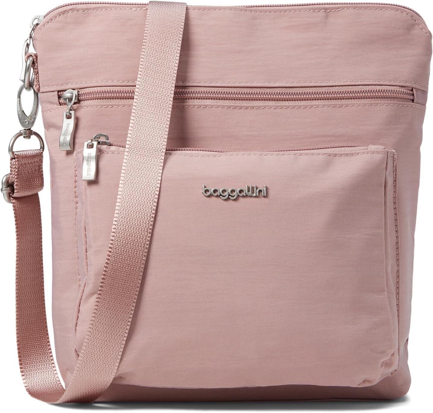 

Современная сумка через плечо с большим карманом Baggallini, цвет Woodrose