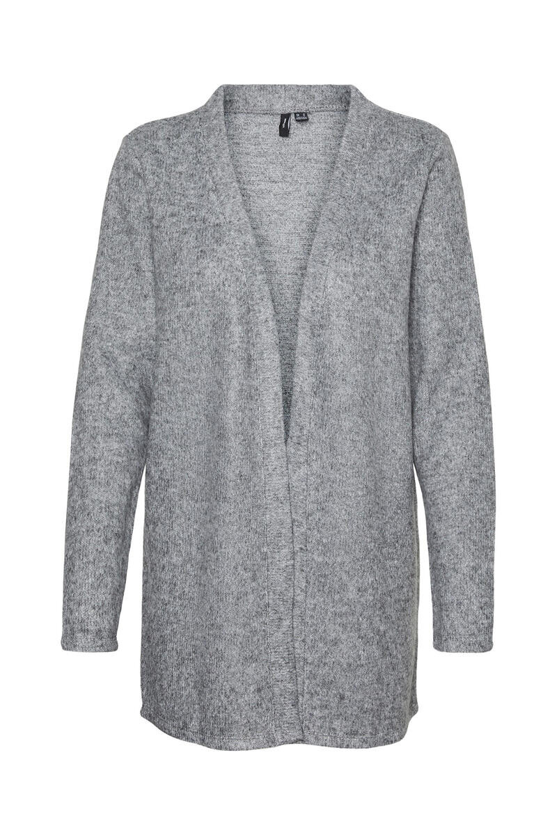 

Длинный женский кардиган больших размеров Vero Moda Curve, серый