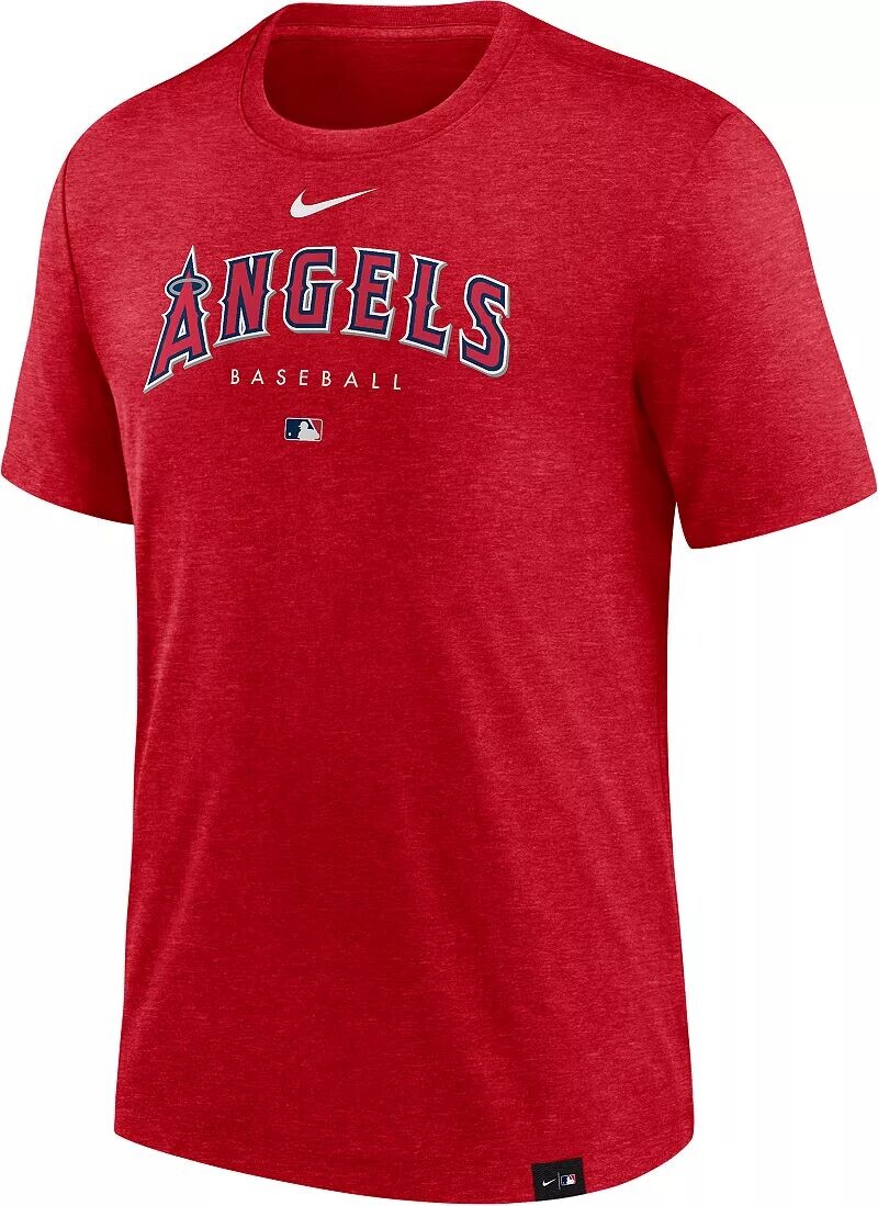 

Мужская футболка Nike Los Angeles Angels Red Authentic Collection Early Work Performance