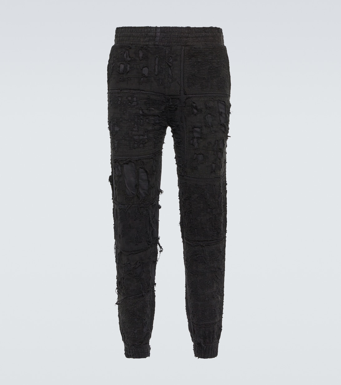 цена Спортивные брюки из рваного хлопка Givenchy, черный
