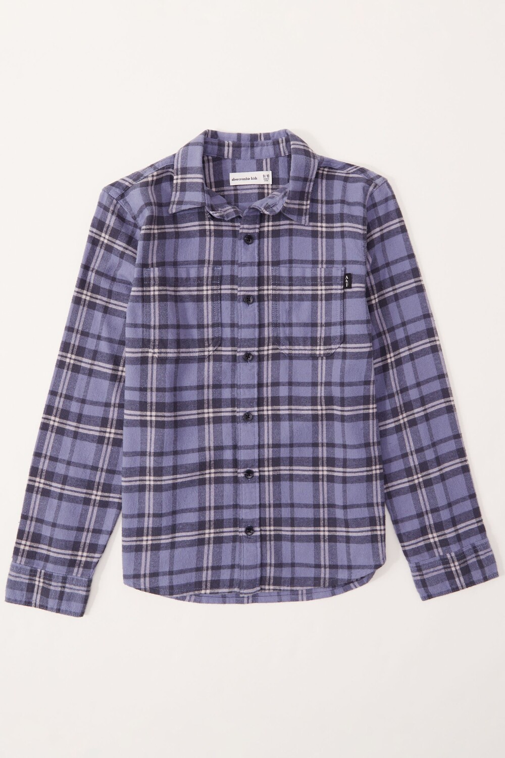

Клетчатая фланелевая рубашка Abercrombie & Fitch, синий