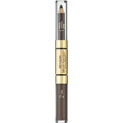 

Карандаш и гель для бровей Fantasy Темно-коричневый, Revlon
