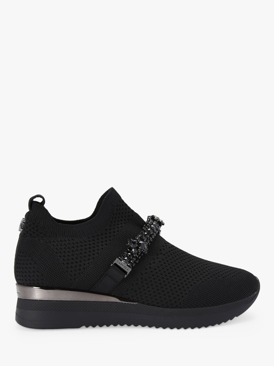 

Carvela Janeiro Кроссовки на шнуровке с украшением Jewel, черный/мульти