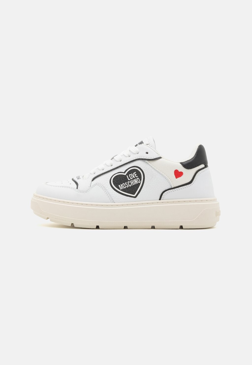

Низкие кроссовки Love Moschino, белый/черный