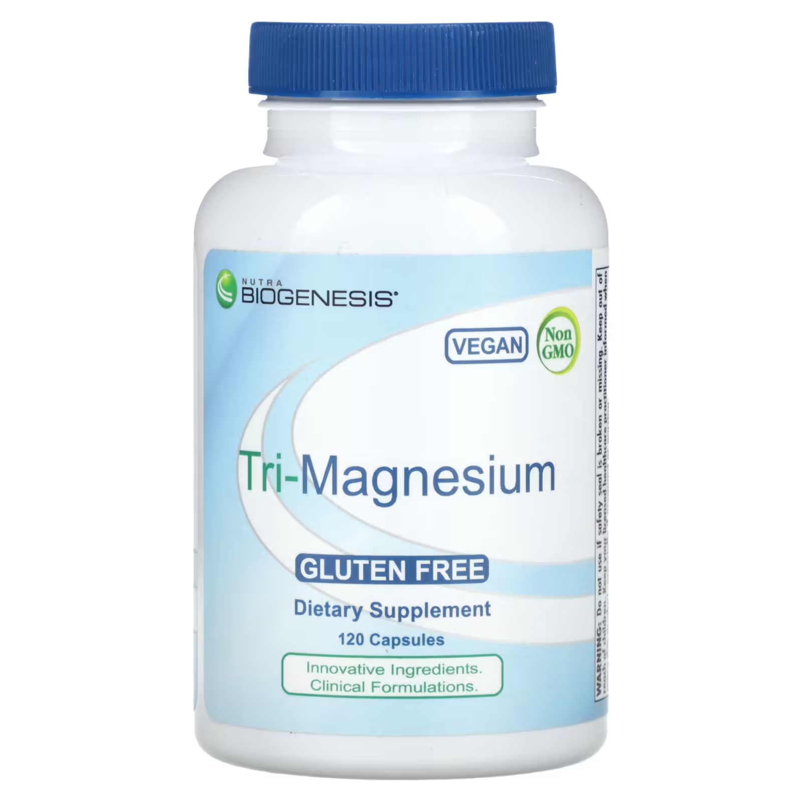 Магний Nutra BioGenesis Tri-Magnesium, 120 капсул магний enzymedica для поддержки когнитивных функций magnesium mind 120 капсул
