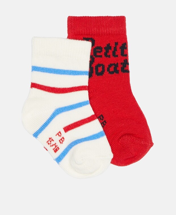 

Носки, упаковка 2 шт. Petit Bateau, белый