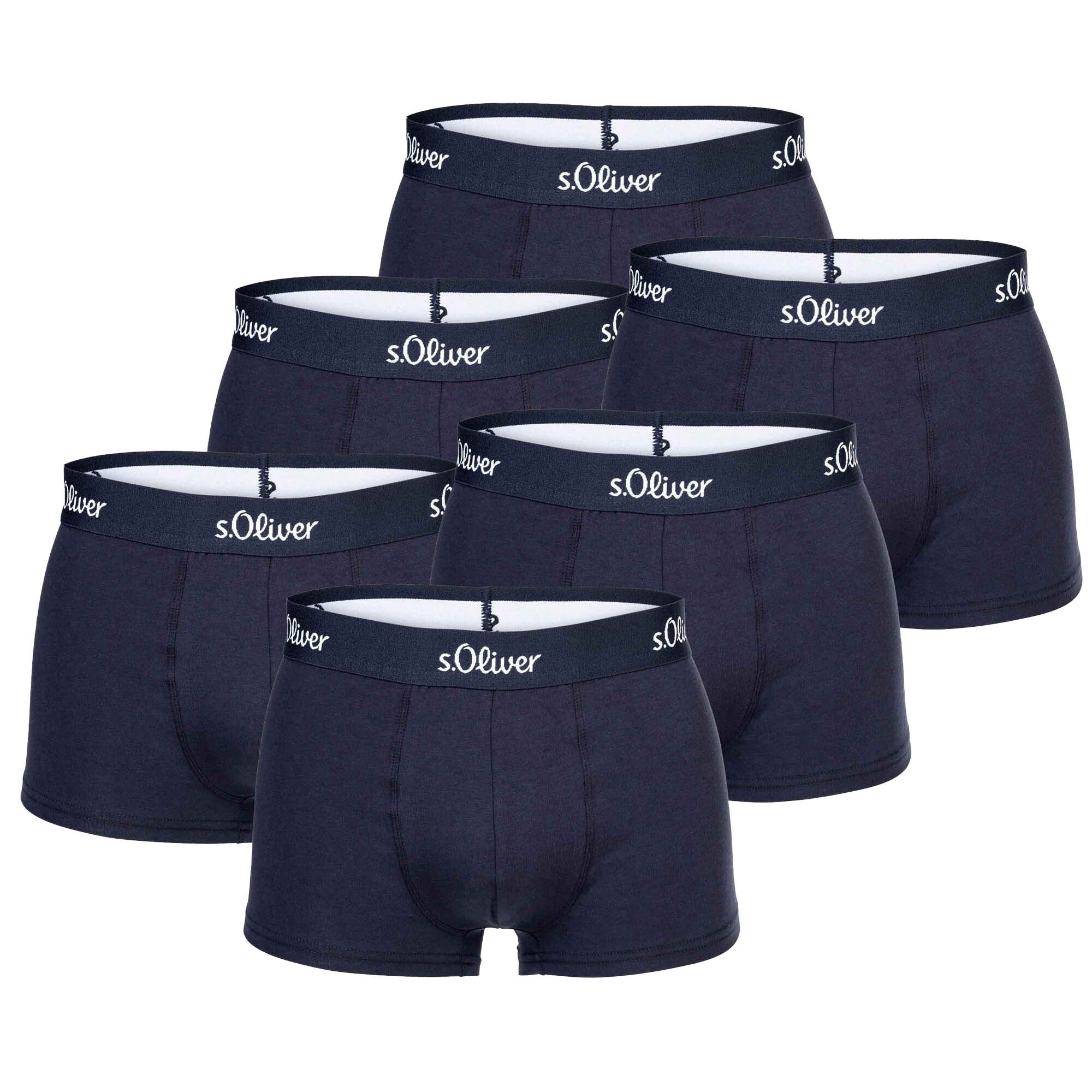 Боксеры S Oliver Boxershort 6 шт, морской