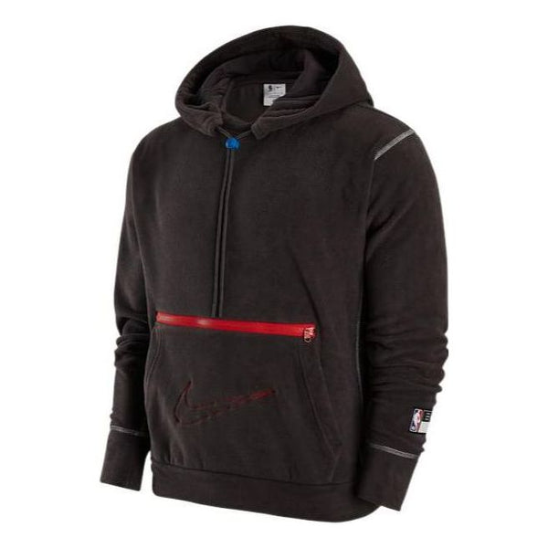 Толстовка Nike NBA logo hooded jacket 'Black', черный