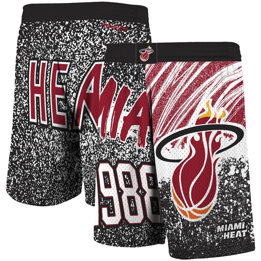 

Шорты Mitchell & Ness Miami Heat, черный
