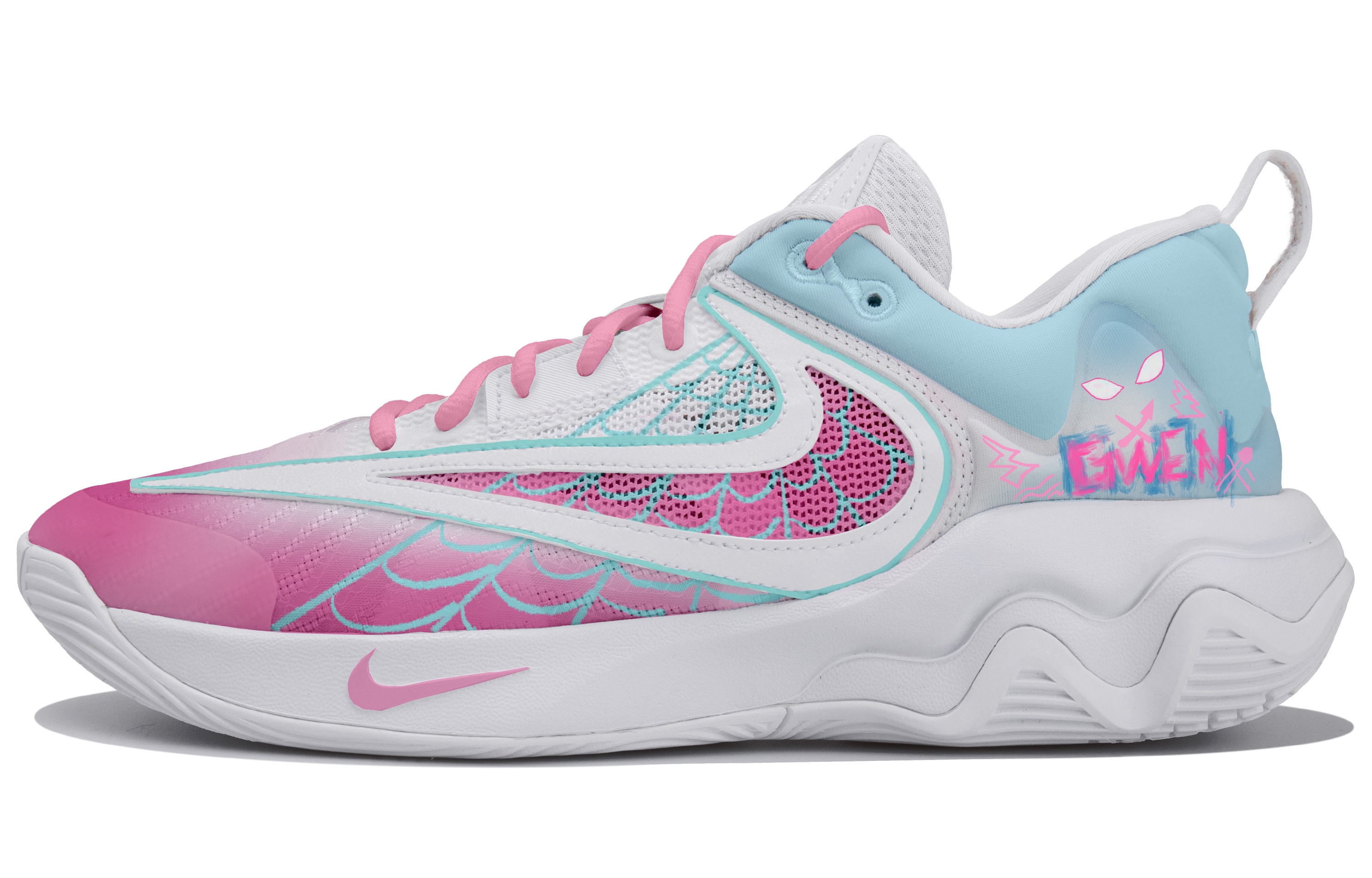 

Баскетбольные кроссовки Giannis Immortality Basketball Shoes Unisex Low-Top White/Pink Nike