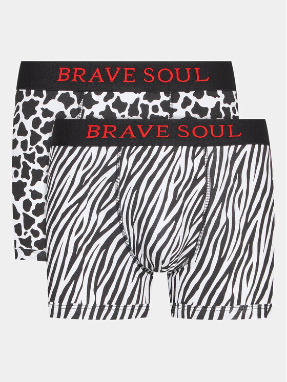

Комплект из 2 боксеров Brave Soul, черный