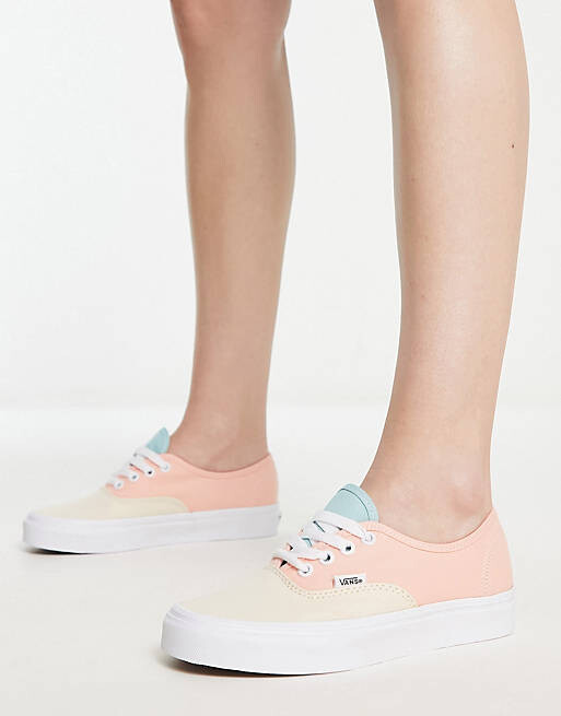 

Аутентичные разноцветные кроссовки пастельных тонов Vans