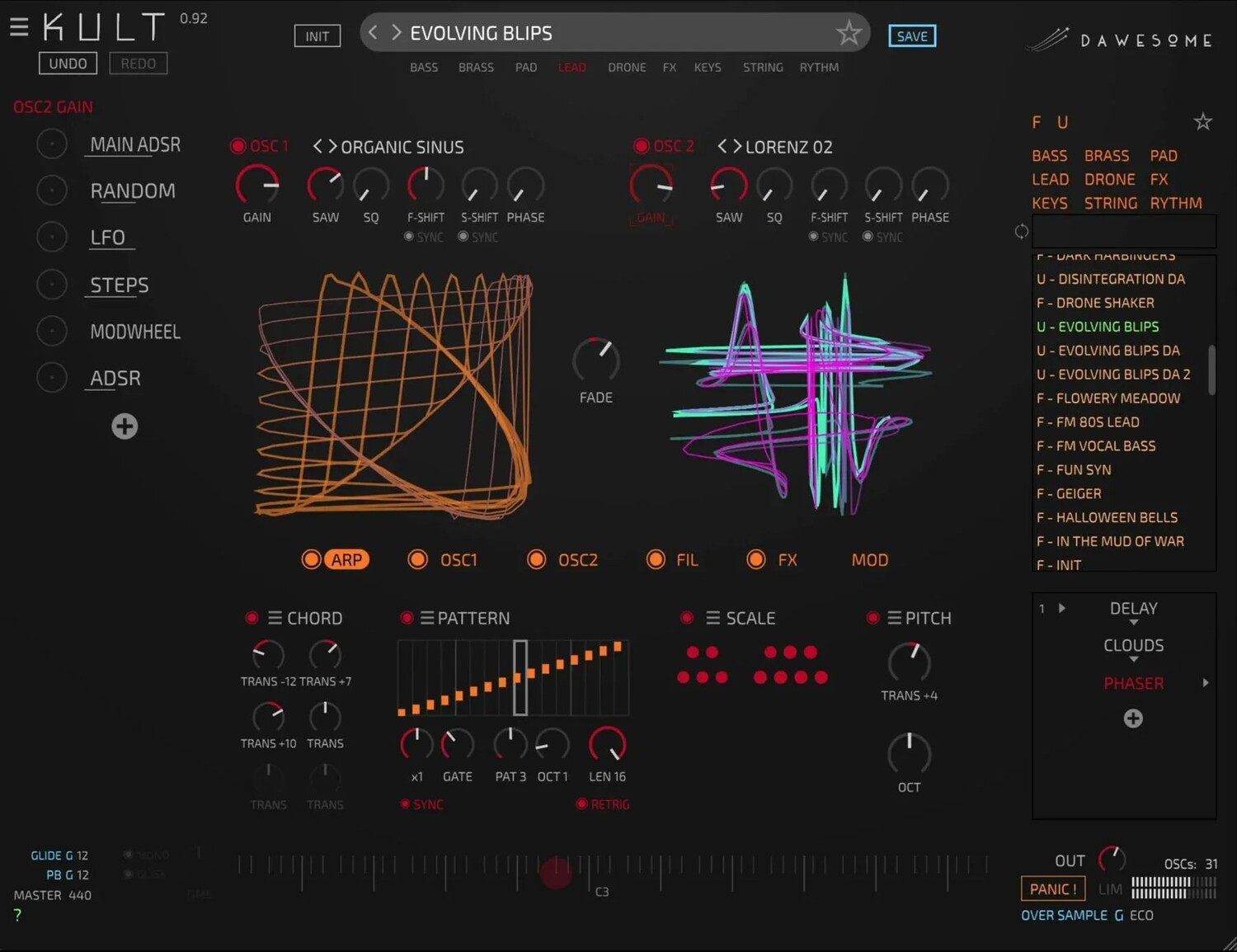 

Плагин синтезатора Tracktion Kult