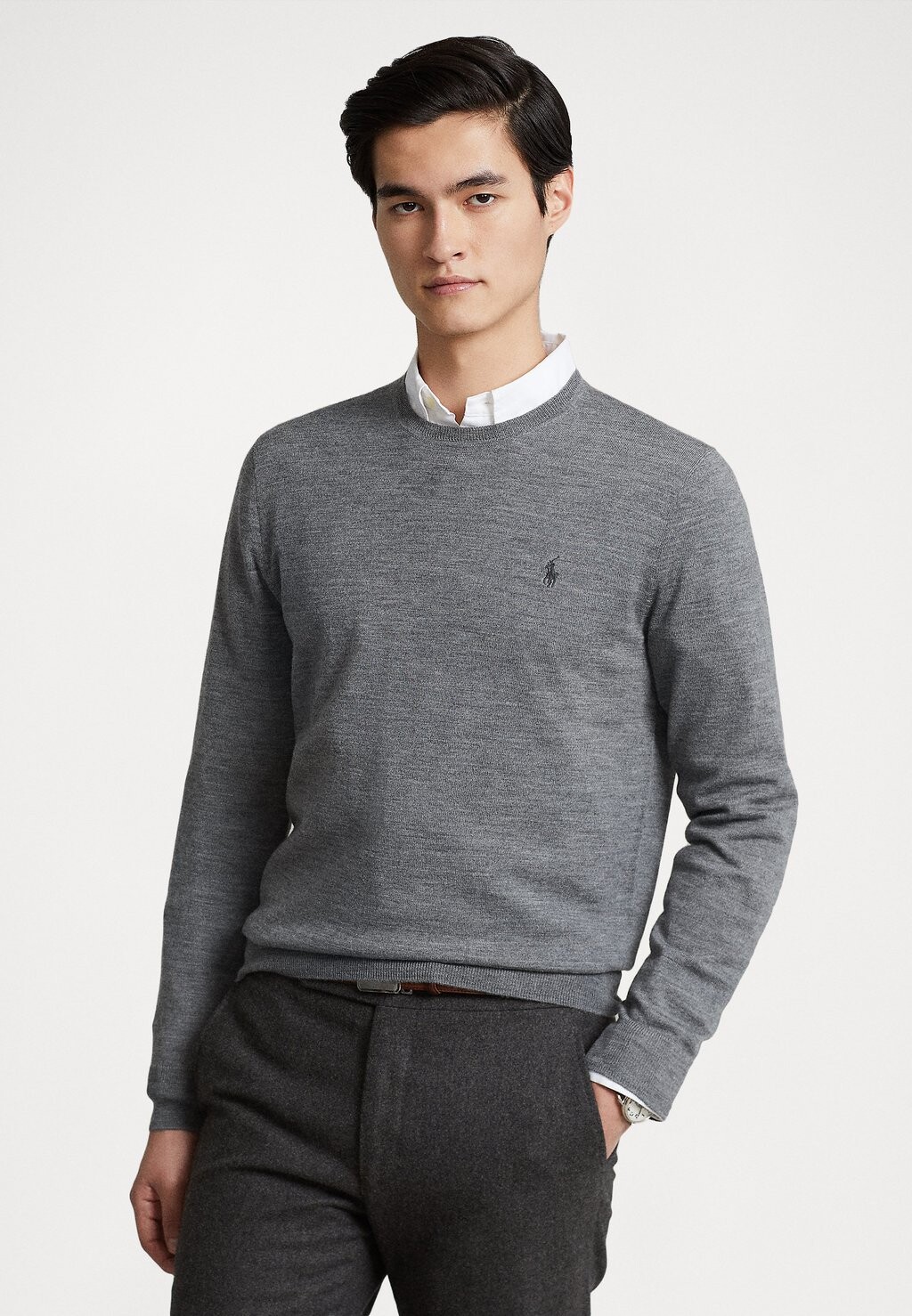 

Свитер Polo Ralph Lauren Long Sleeve, светло-серый хизер