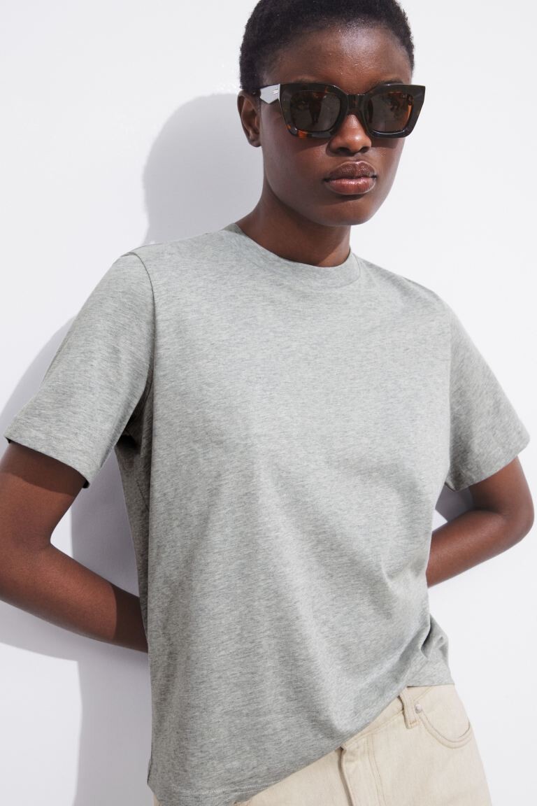 

Свободная футболка и другие истории H&M, серый