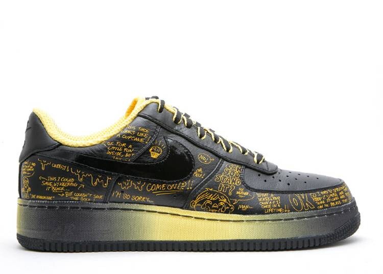 Кроссовки Nike LIVESTRONG X BUSY P X AIR FORCE 1 SPRM I/O '08 'BUSY P', черный