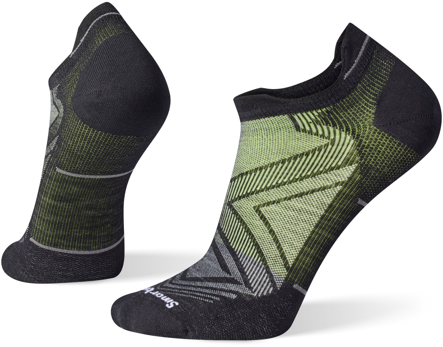 Носки до щиколотки Performance Run Zero Cushion — мужские Smartwool, черный носки для бега smartwool performance run zero cushion low ankle цвет light gray