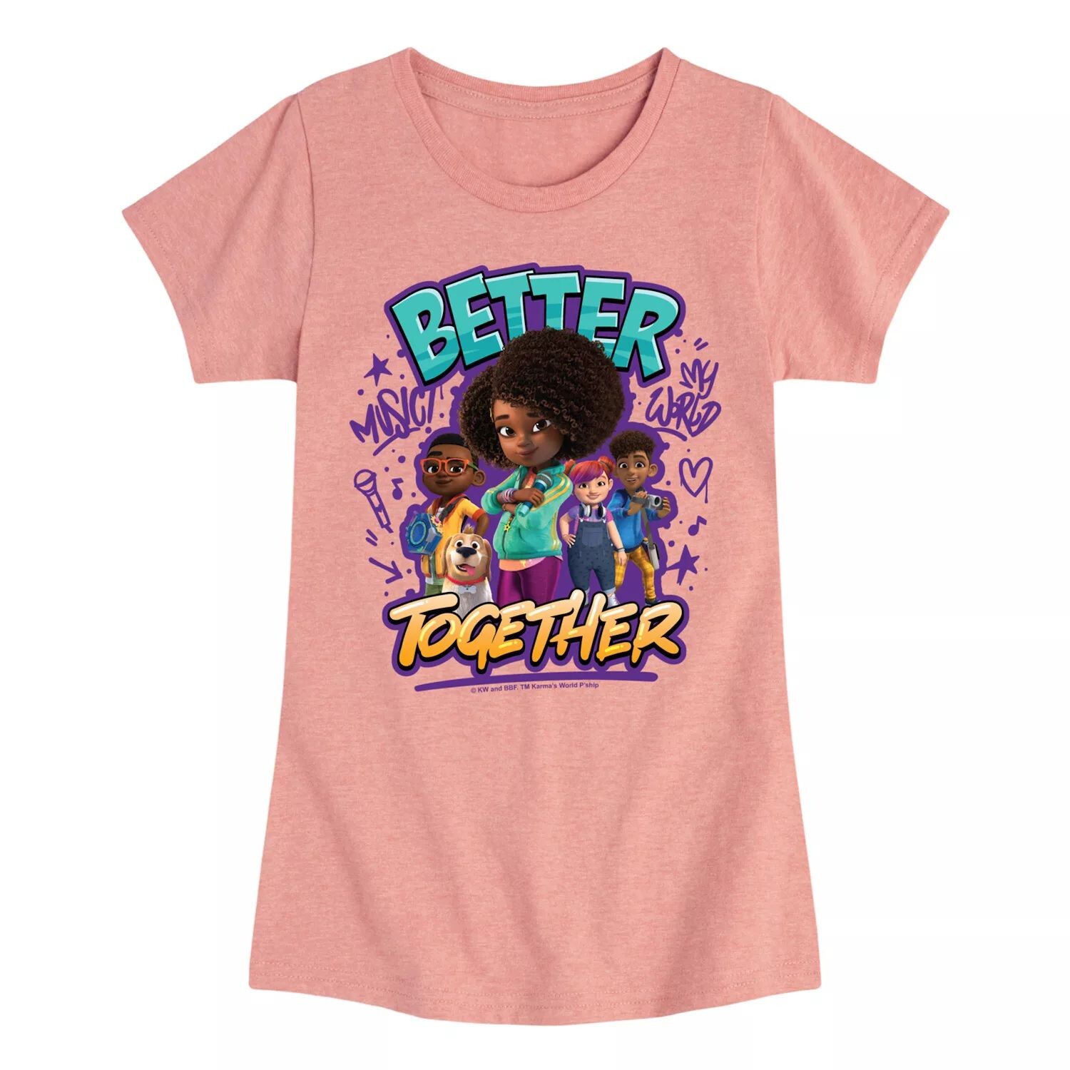 

Футболка Karma's World Better Together для девочек 7–16 лет Licensed Character