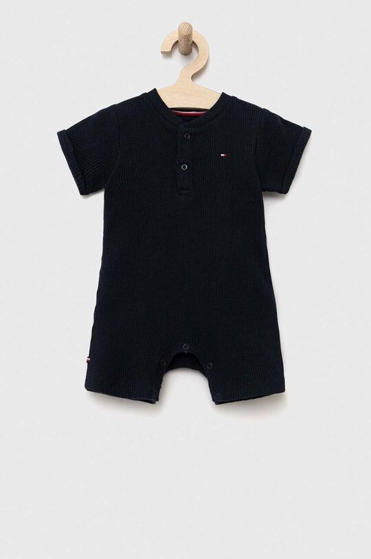 

Хлопковые рамперы для новорожденных Tommy Hilfiger, темно-синий