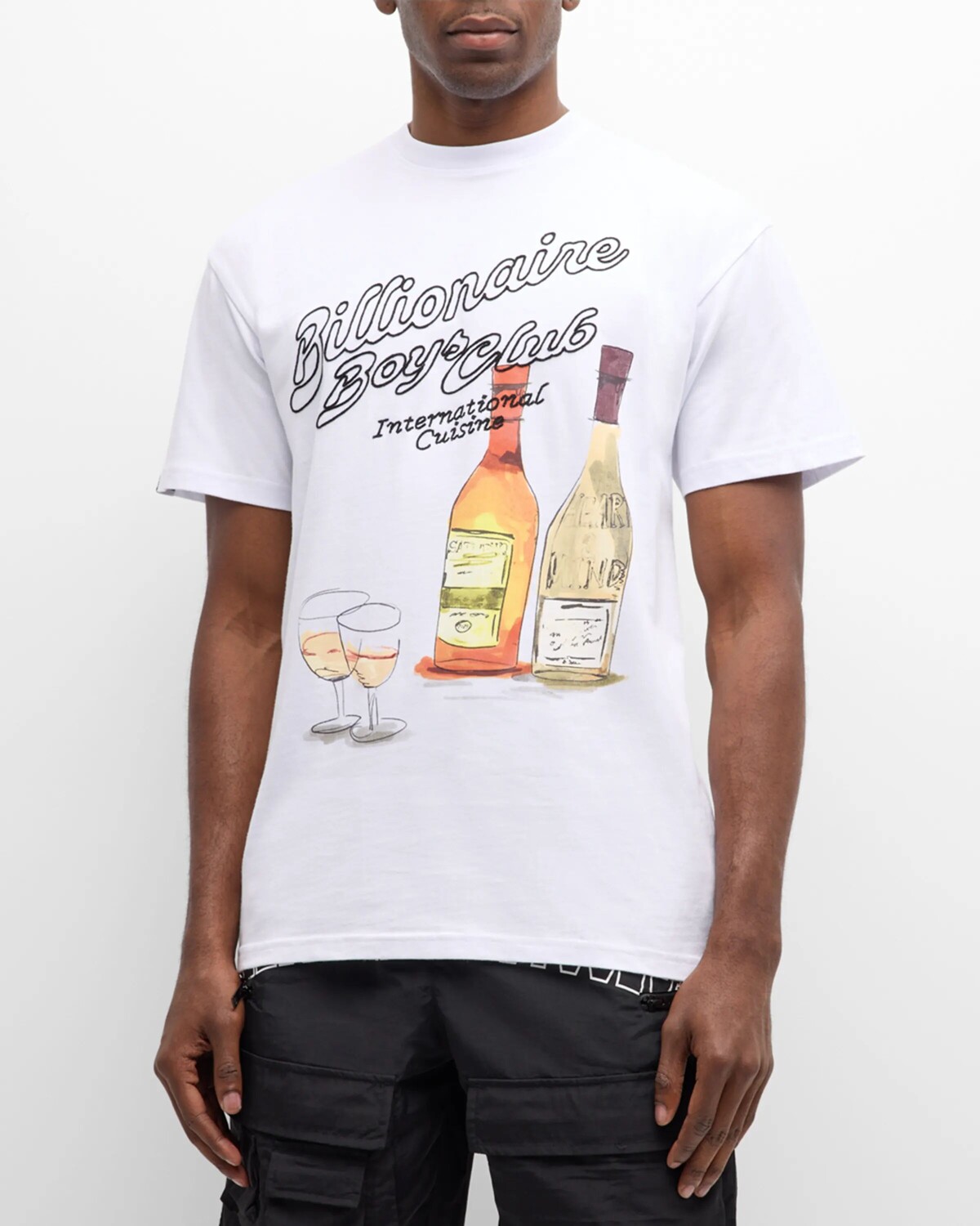 

Мужская трикотажная футболка «Кухня» Billionaire Boys Club, цвет Gardenia