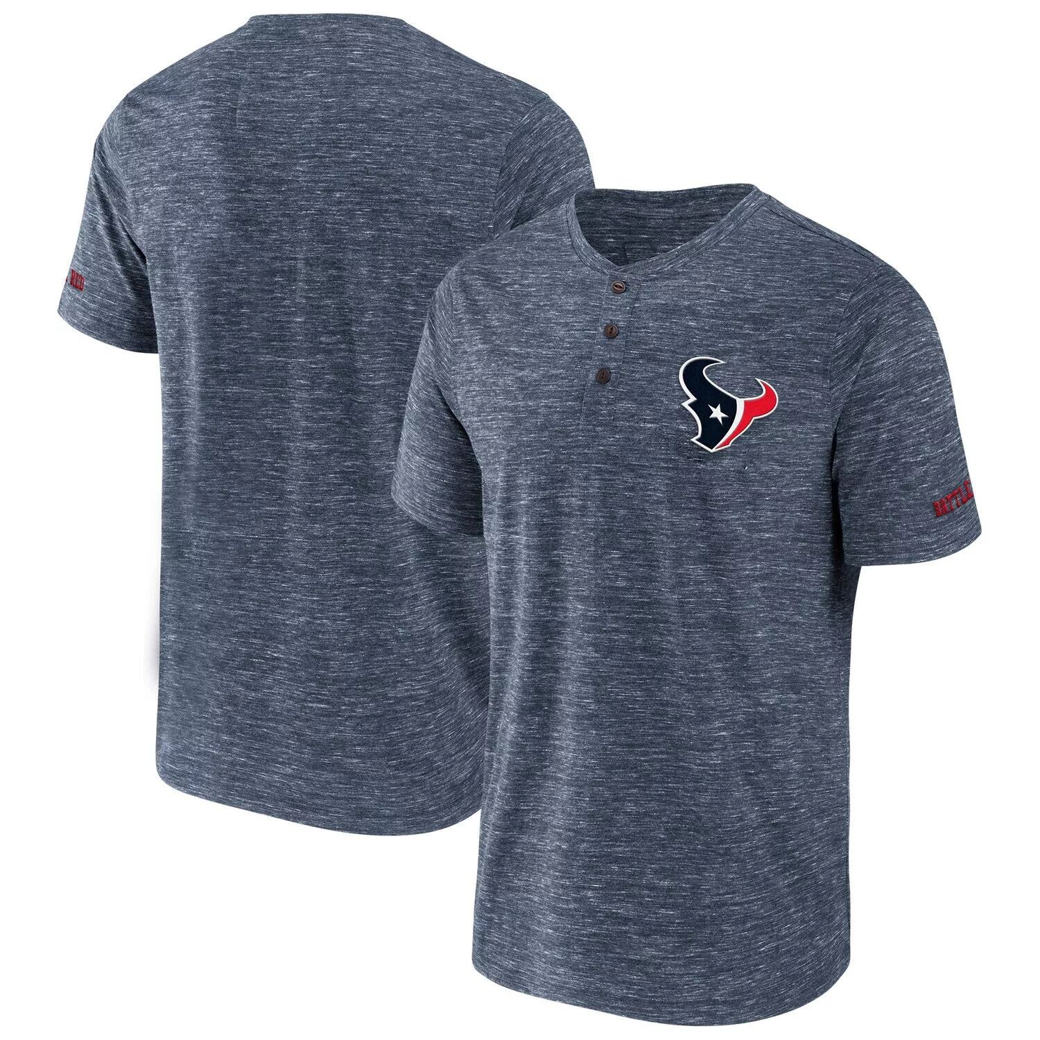 

Мужская футболка NFL x Darius Rucker Collection от Fanatics Navy Houston Texans Slub Henley T-Shirt