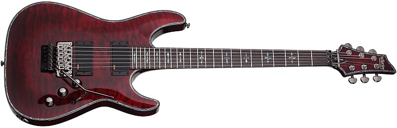 

Электрогитара Schecter Hellraiser C-1 FR Black Cherry Quilted Maple Top Electric Guitar