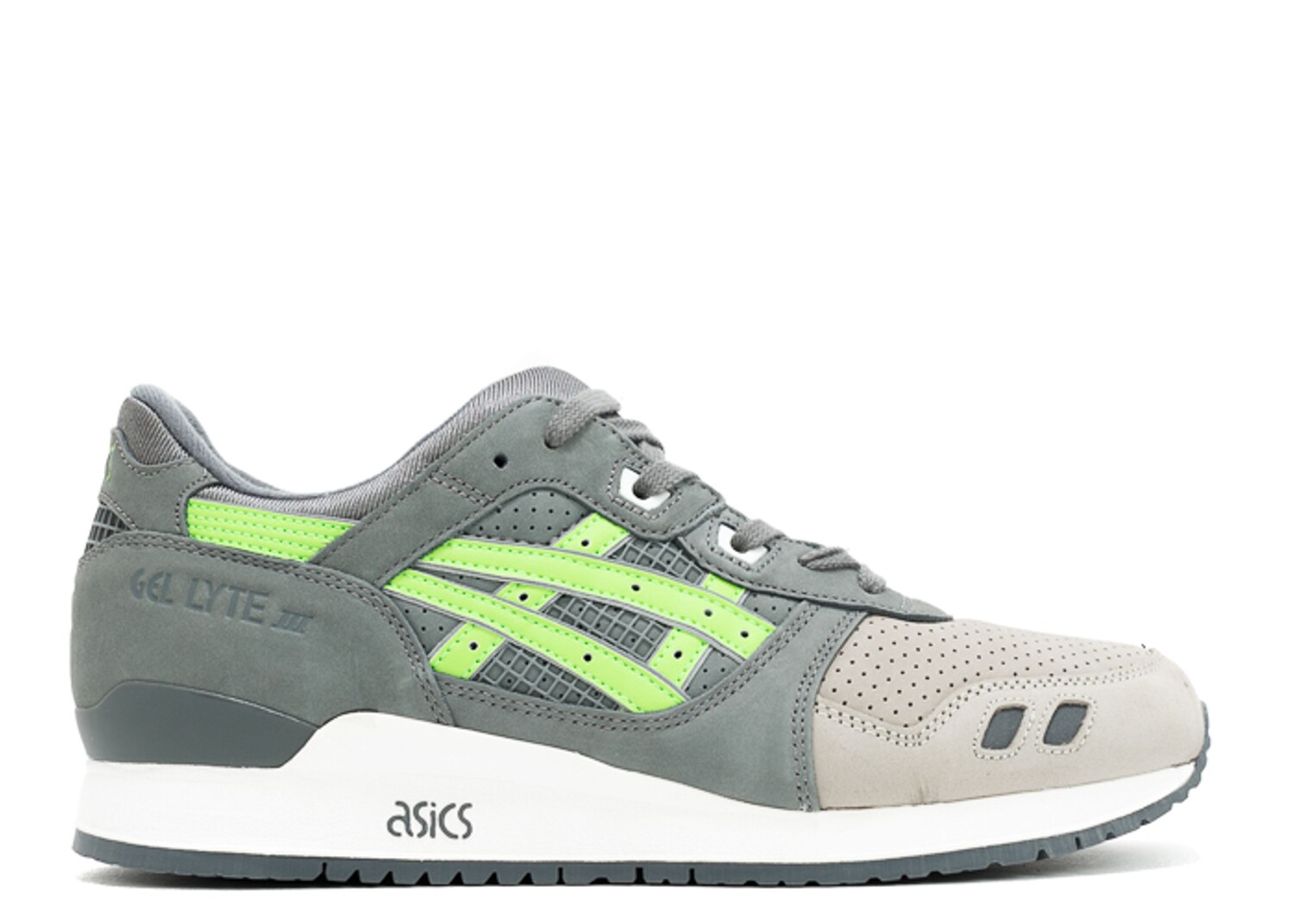 Кроссовки ASICS Ronnie Fieg X Gel Lyte 3 'Super Green' 2016, серый гаити 50 гурдов 2013 2016