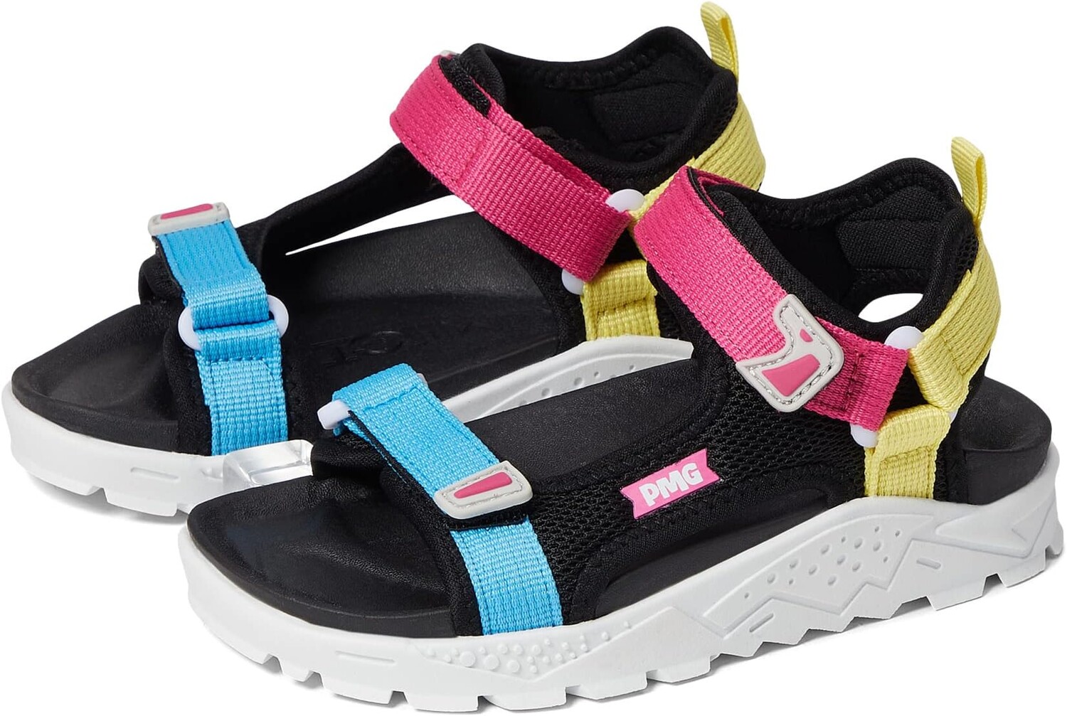 

Сандалии 19683 Primigi, цвет Black/Fuchsia/Blue/Green