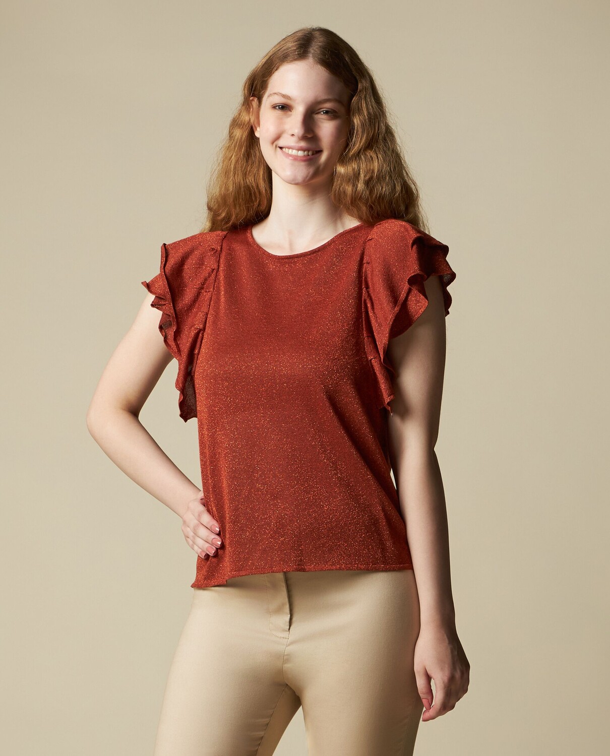 

Женский трикотаж с короткими рукавами NICE&CHIC, черный
