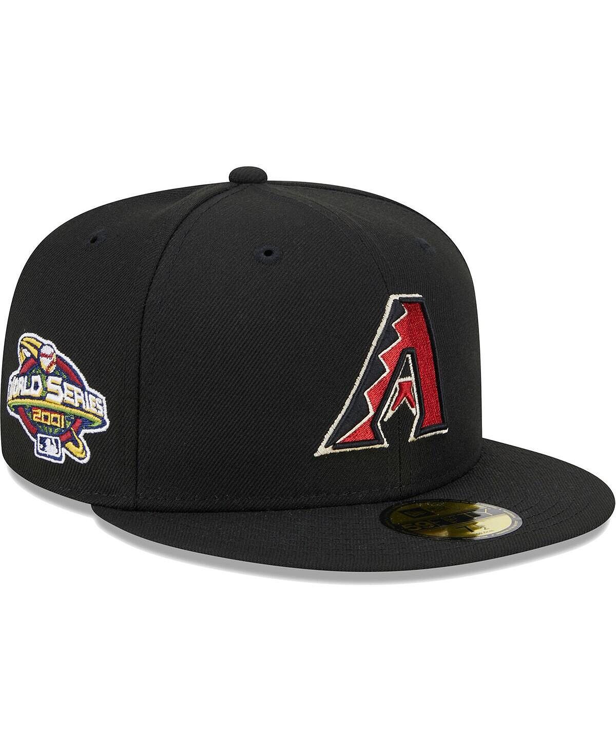 

Мужская черная облегающая шляпа Arizona Diamondbacks 2001 World Series Team цвета 59FIFTY New Era