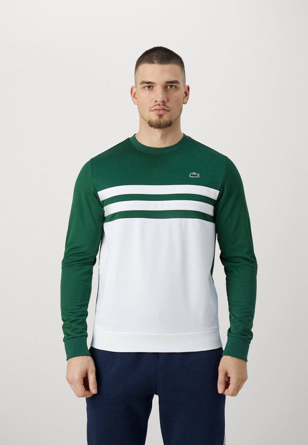 

Толстовка Sweatshirt Tc Lacoste, цвет green/white
