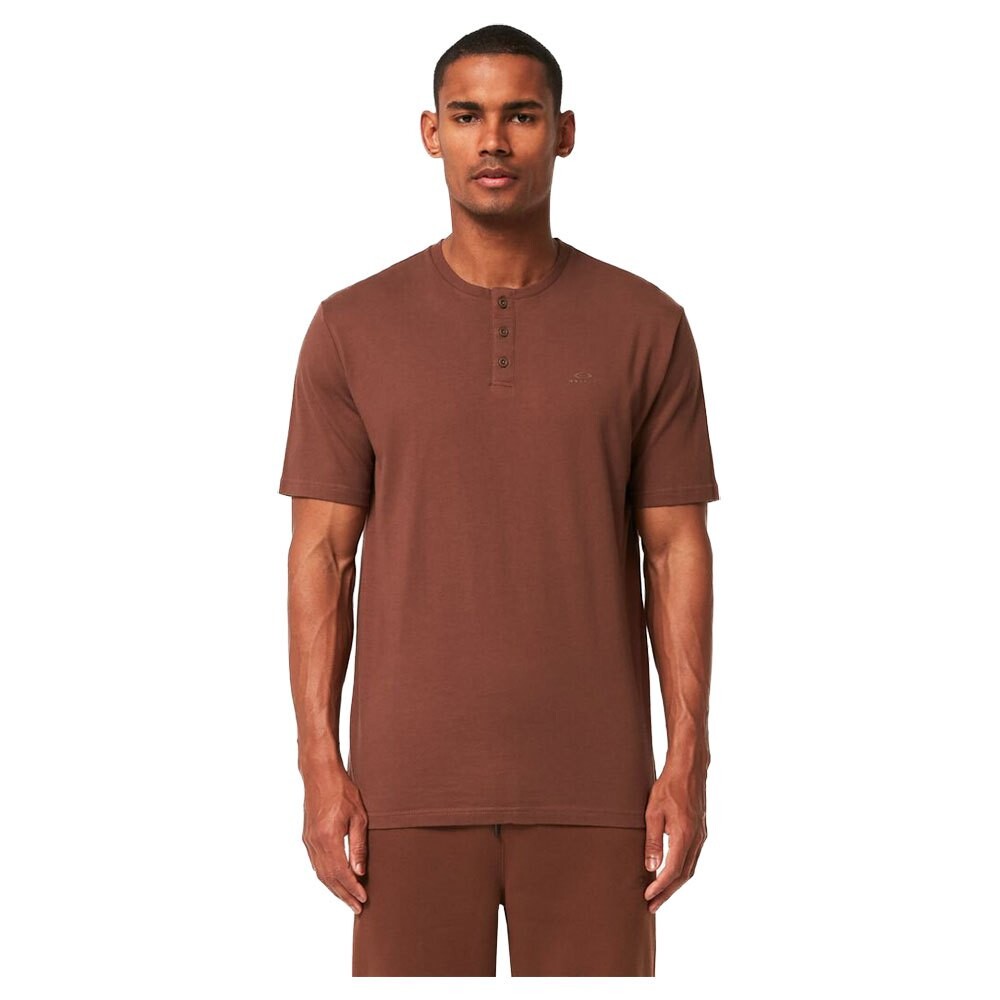 

Футболка Oakley Relax Henley, коричневый