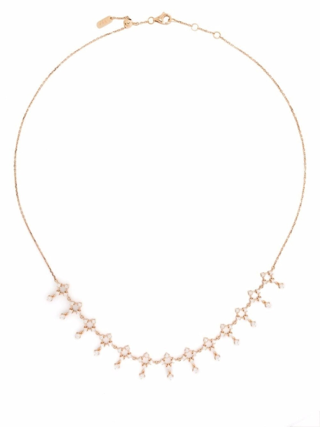 

Чокер Lace из розового золота с бриллиантами Djula, розовый