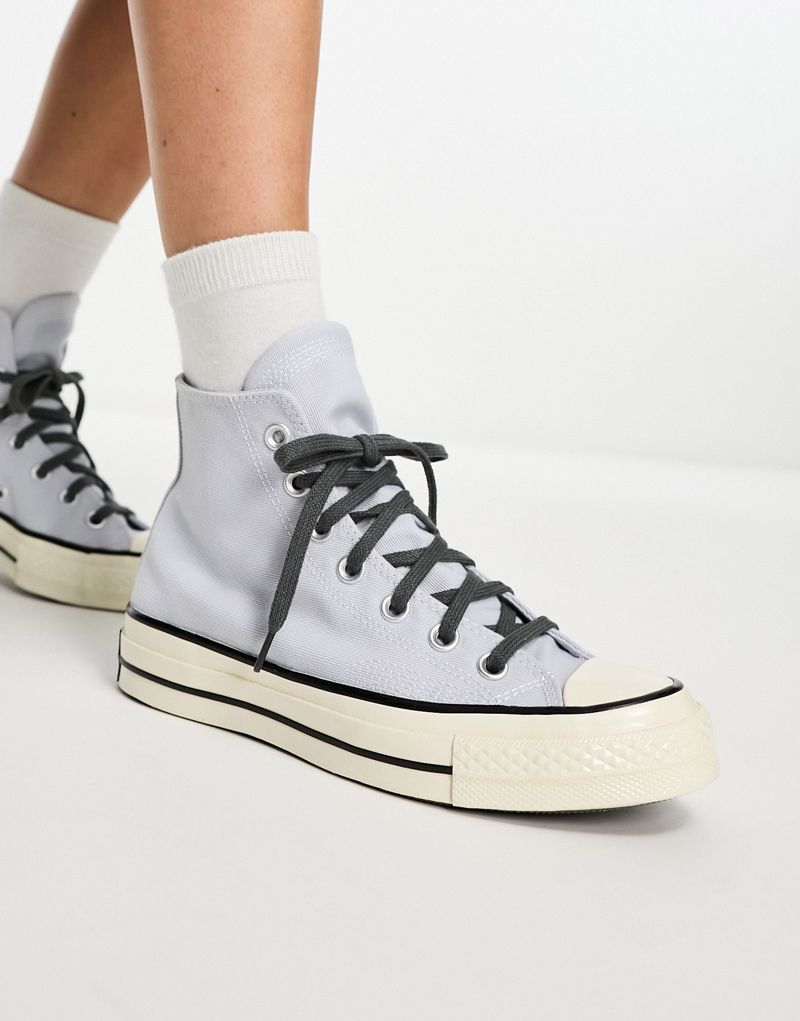 

Кроссовки Converse Chuck 70 Hi Utility синего цвета