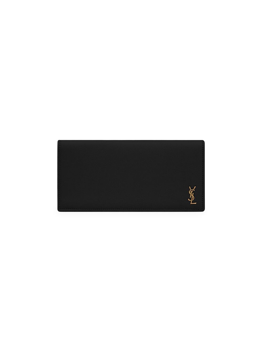 

Плоский кошелек Tiny Cassandre из зерненой кожи Saint Laurent