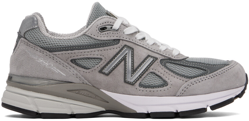 

Серые и серебристые кроссовки New Balance Made in USA 990v4 Core