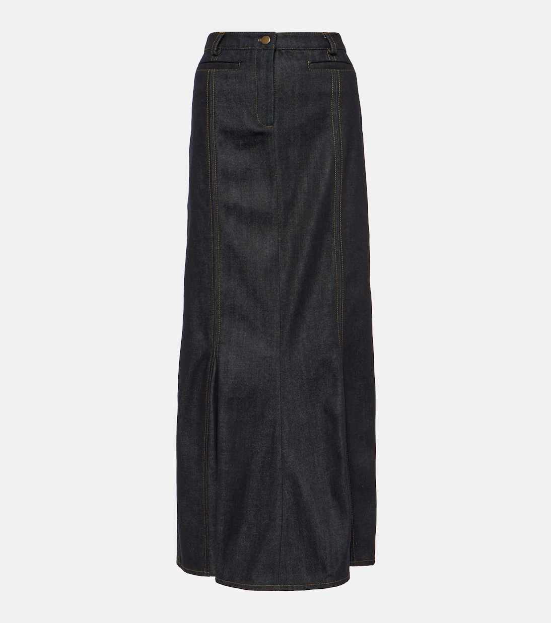 Джинсовая юбка макси alis Aya Muse, синий плиссированная юбка макси fera из шерсти aya muse черный