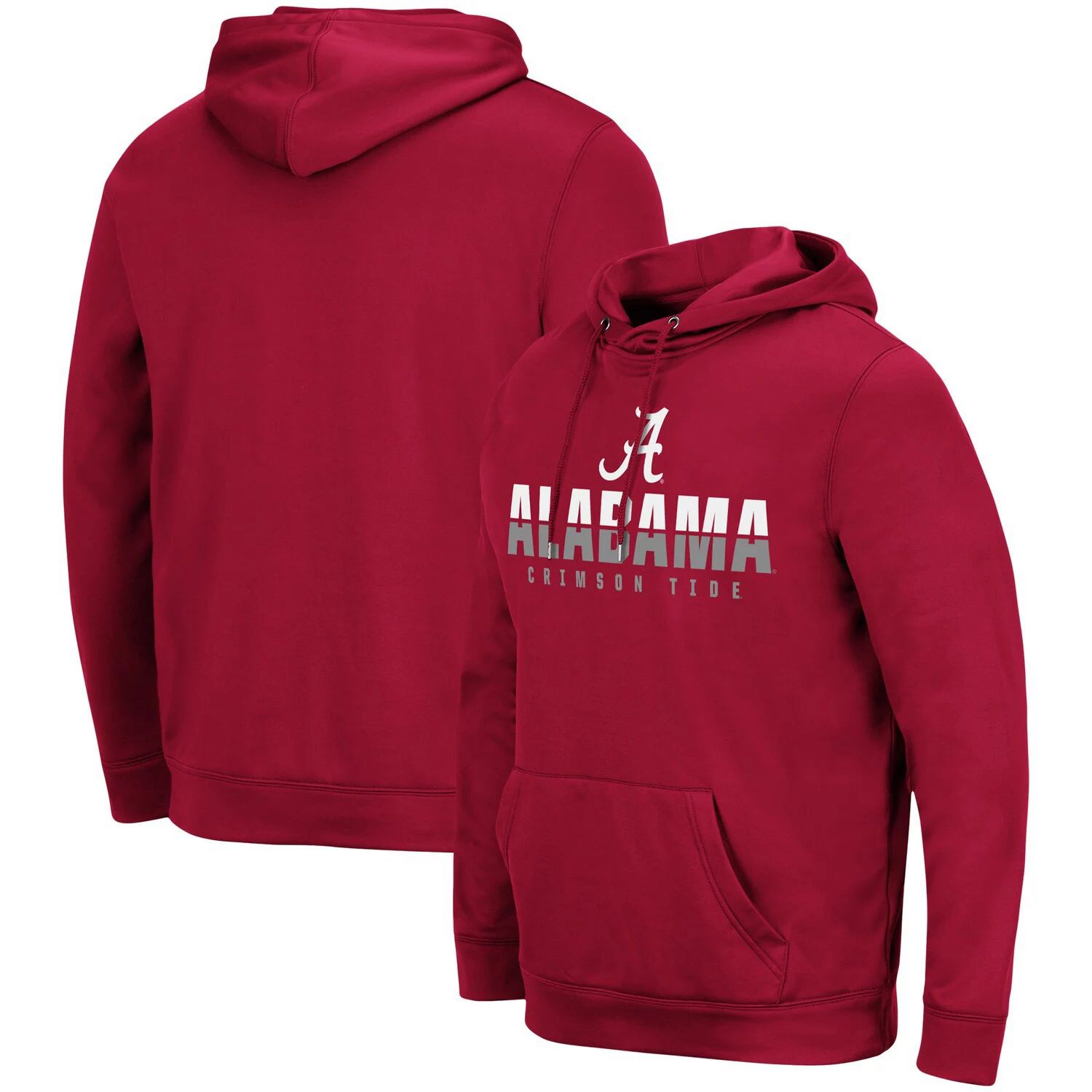 Мужской пуловер с капюшоном Crimson Alabama Crimson Tide Lantern Colosseum