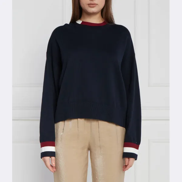 

Джемпер свободного кроя Gs co c-nk Tommy Hilfiger, синий