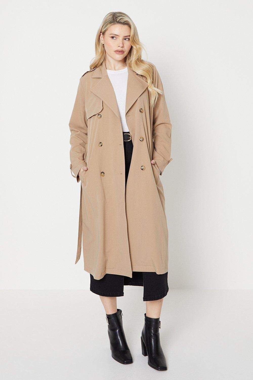 

Легкий тренч Dorothy Perkins, бежевый