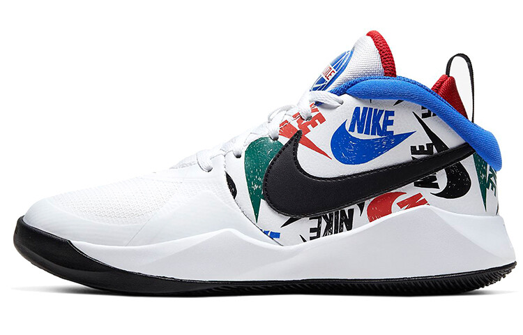 

Nike Team Hustle D 9 (GS) Черный/Белый/Синий
