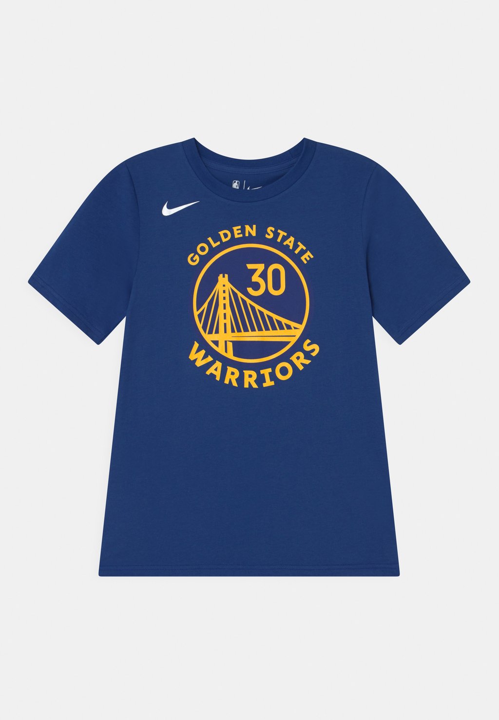 

Team Nba Golden State Warriors Curry Stephen Boys Icon Tee Nike, цвет rush blue