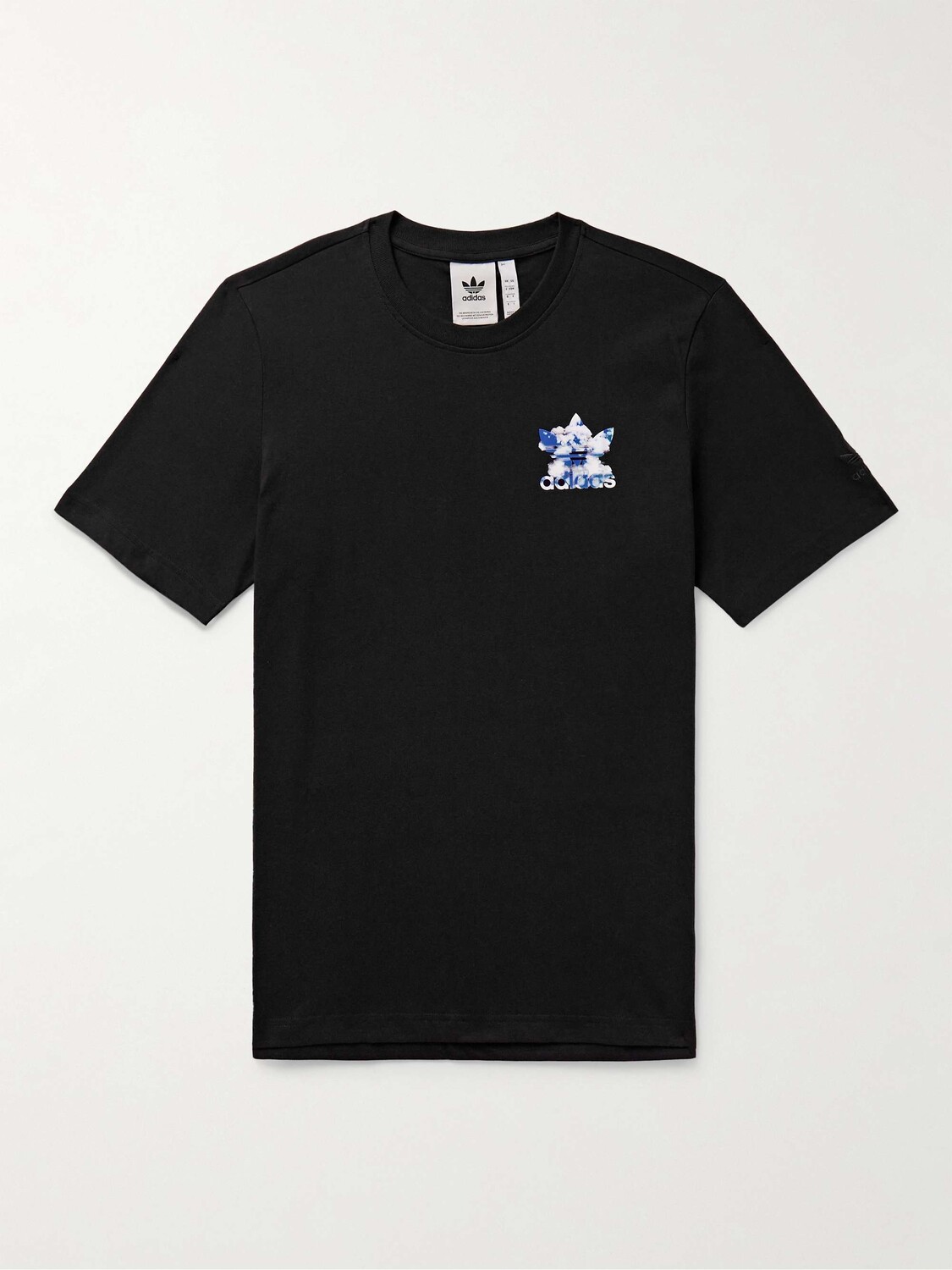 

Футболка из хлопкового джерси с логотипом ADIDAS ORIGINALS, черный