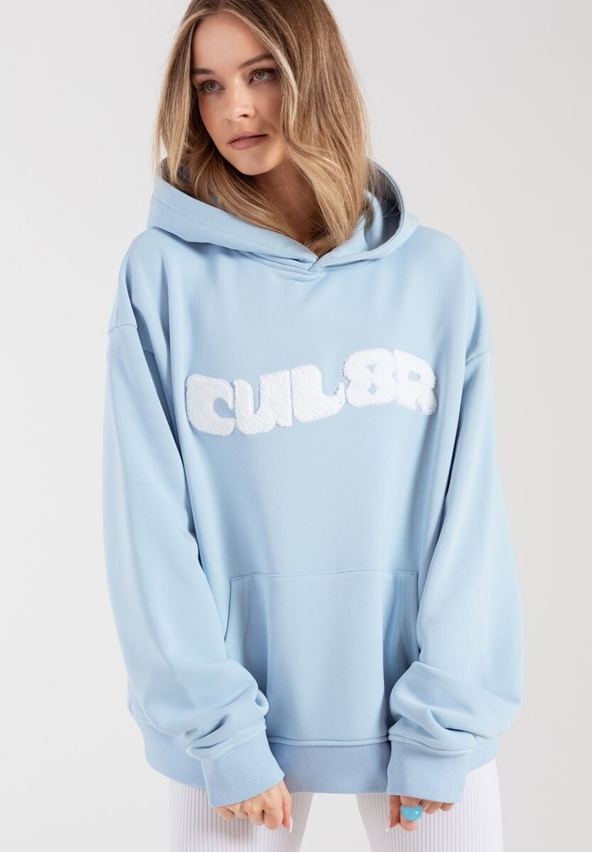 

Толстовка с капюшоном CUL8R, синий