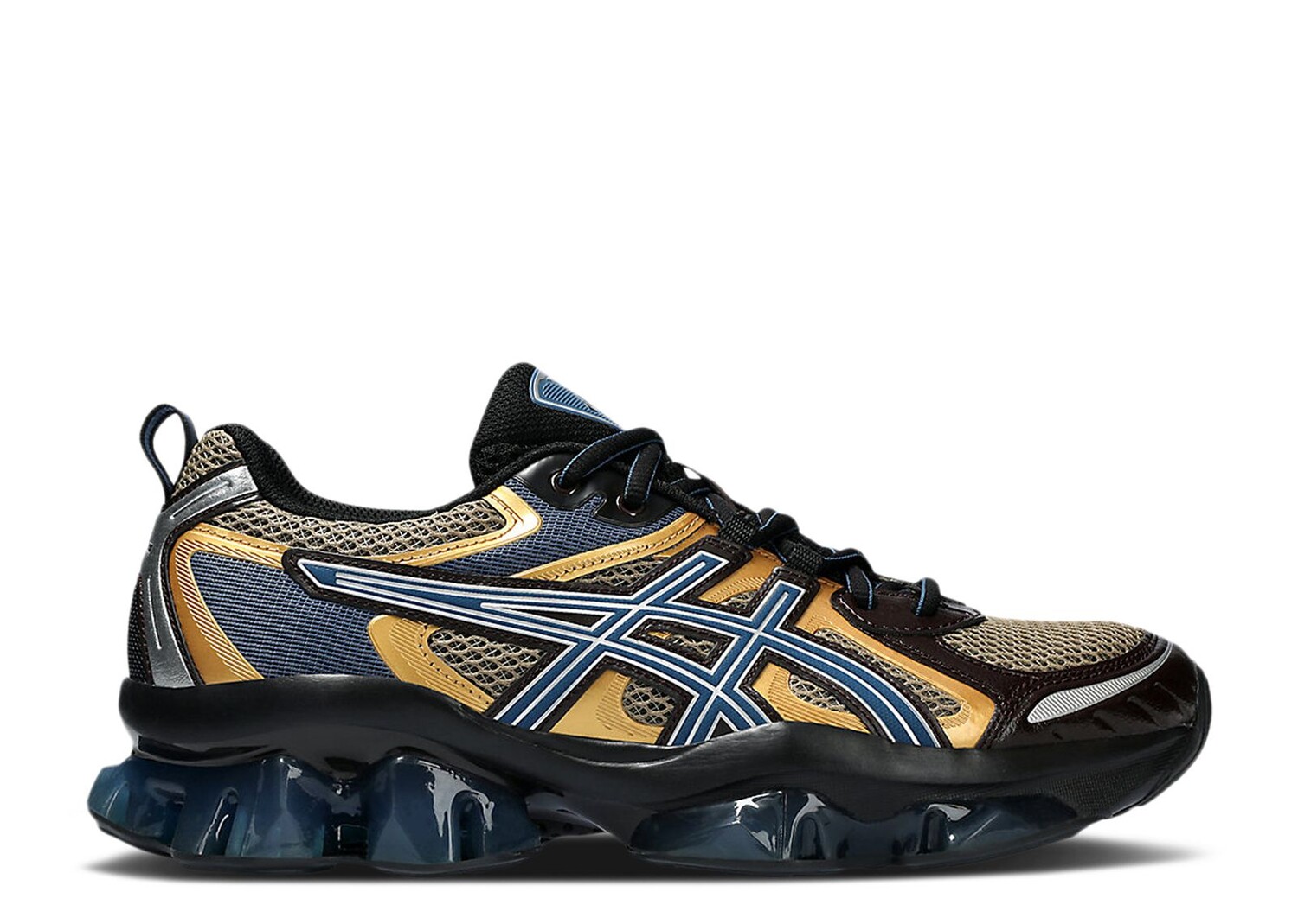 

Кроссовки ASICS Gel Quantum Kinetic 'Dark Auburn Light Indigo', коричневый