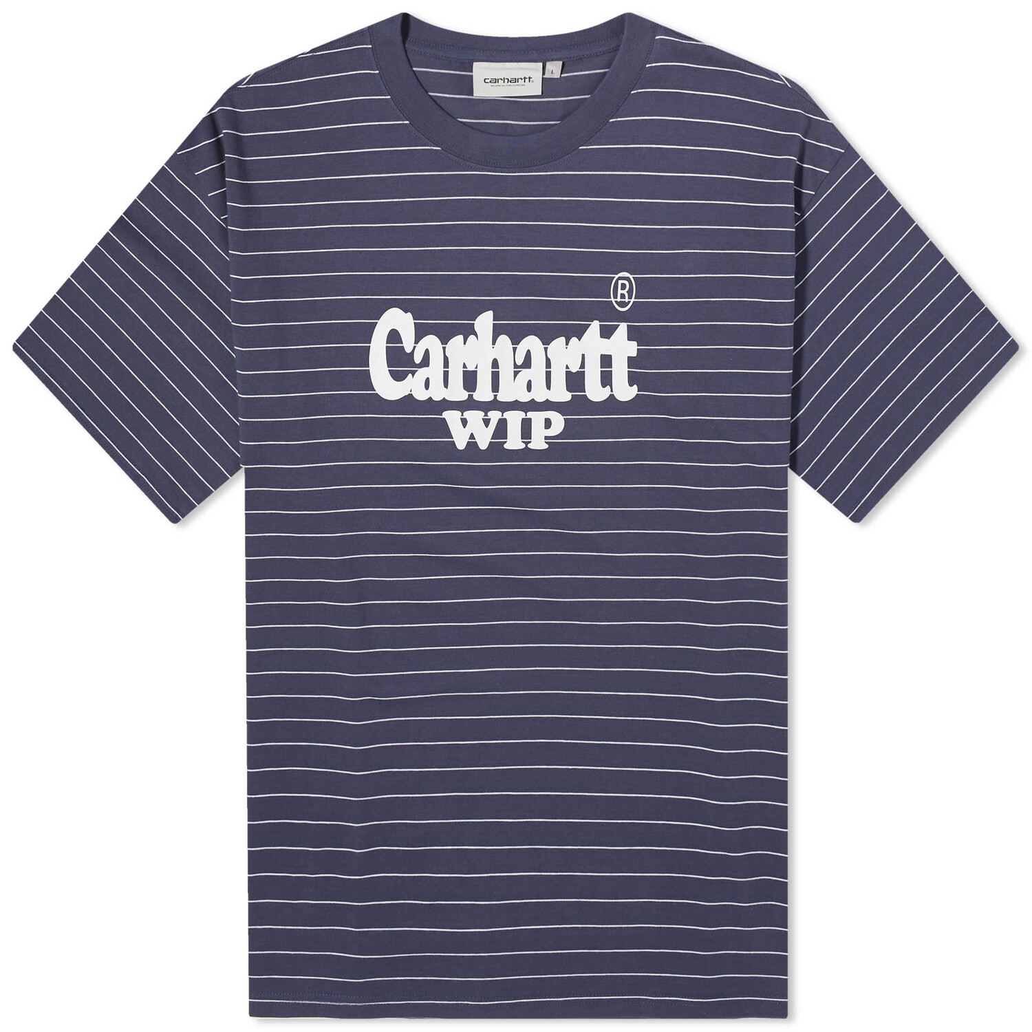 

Футболка Carhartt Wip Orlean Spree, цвет Blue & White Orlean Stripe